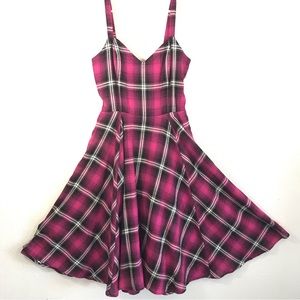 Rare Bernie Dexter plaid Vera Dress Pinup Clothing Retro Vintage style